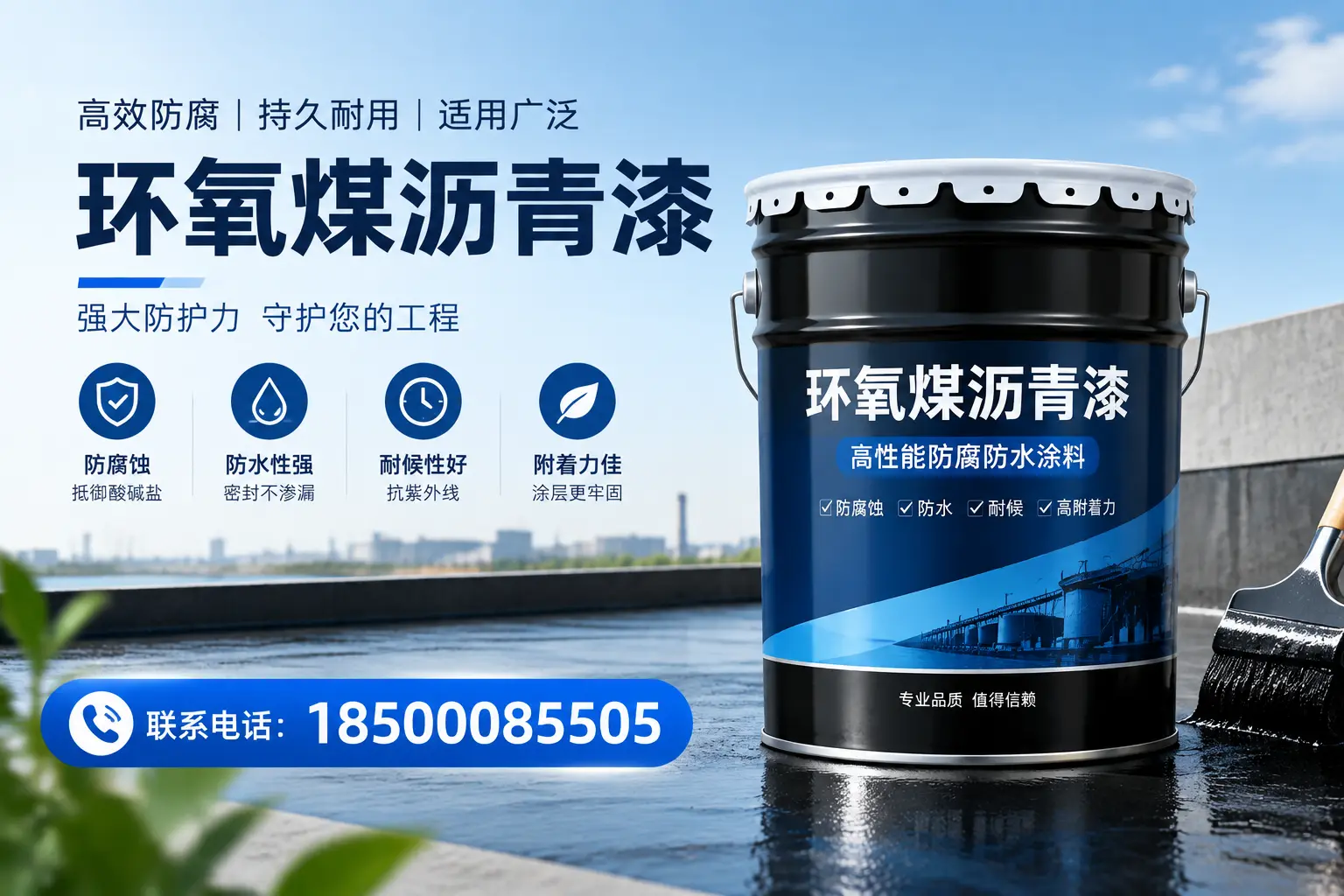 环氧煤沥青漆的施工方法详解,助力信阳企业高效完成项目
